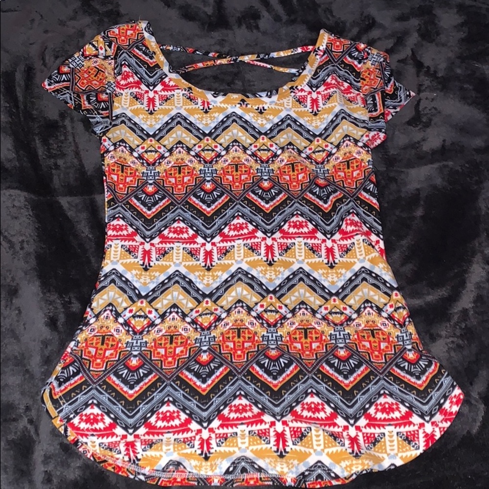 patterned shirt